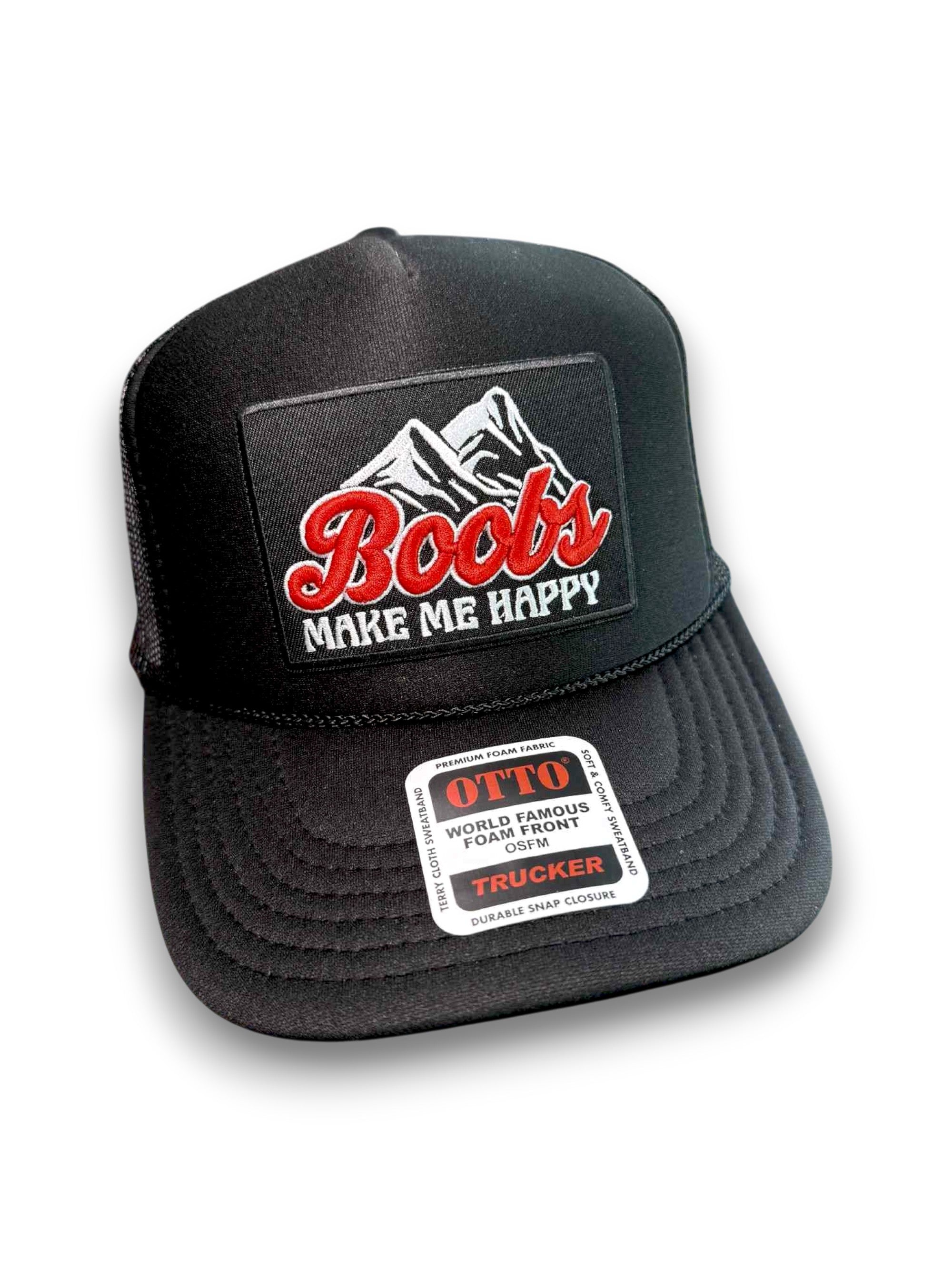 Luckless Outfitters Make Me Happy Patch Hat — main product shot