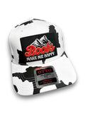 Luckless Outfitters Make Me Happy Patch Hat — detail close-up