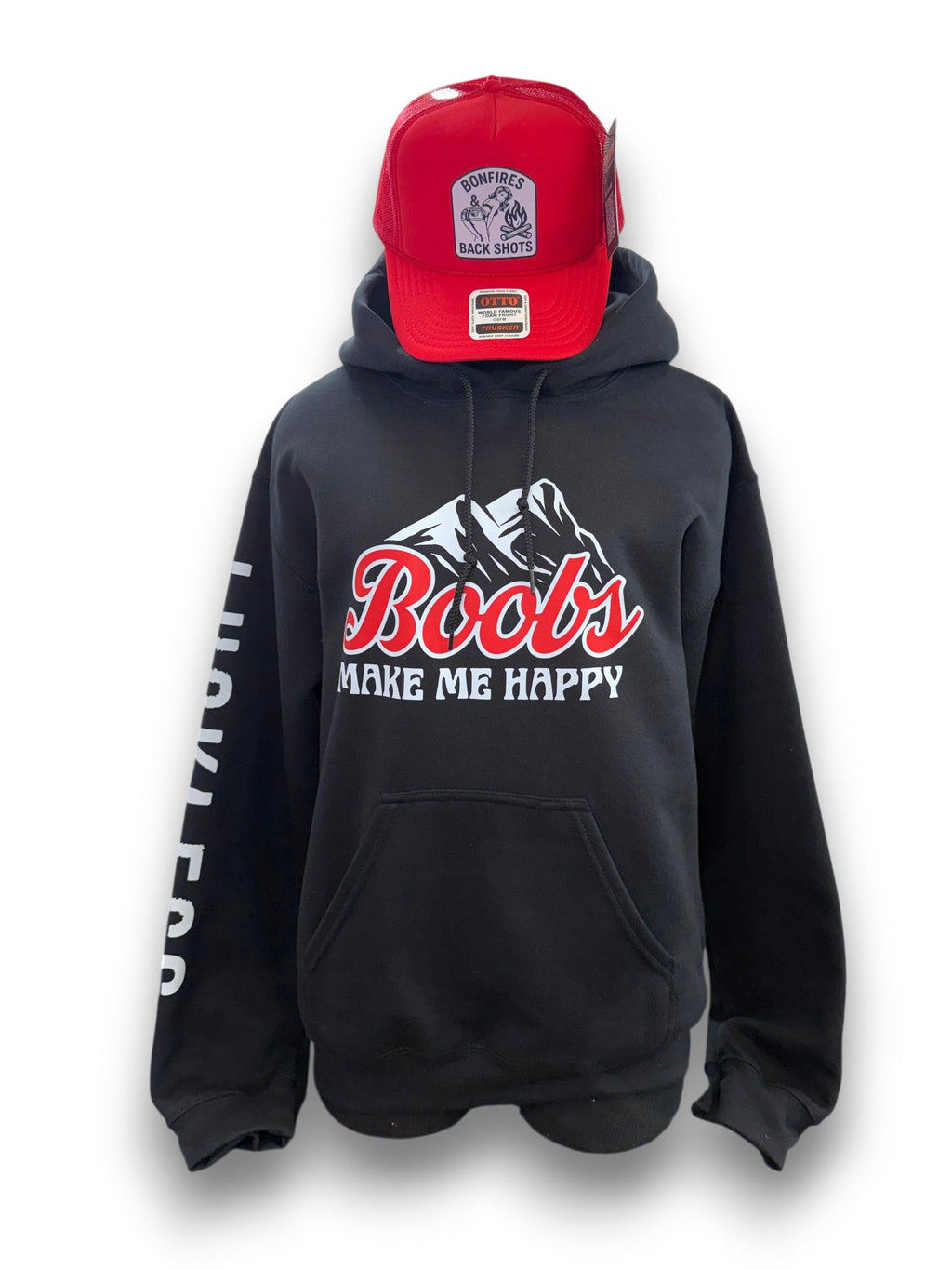 Luckless Outfitters Make Me Happy Hoodie — main product shot