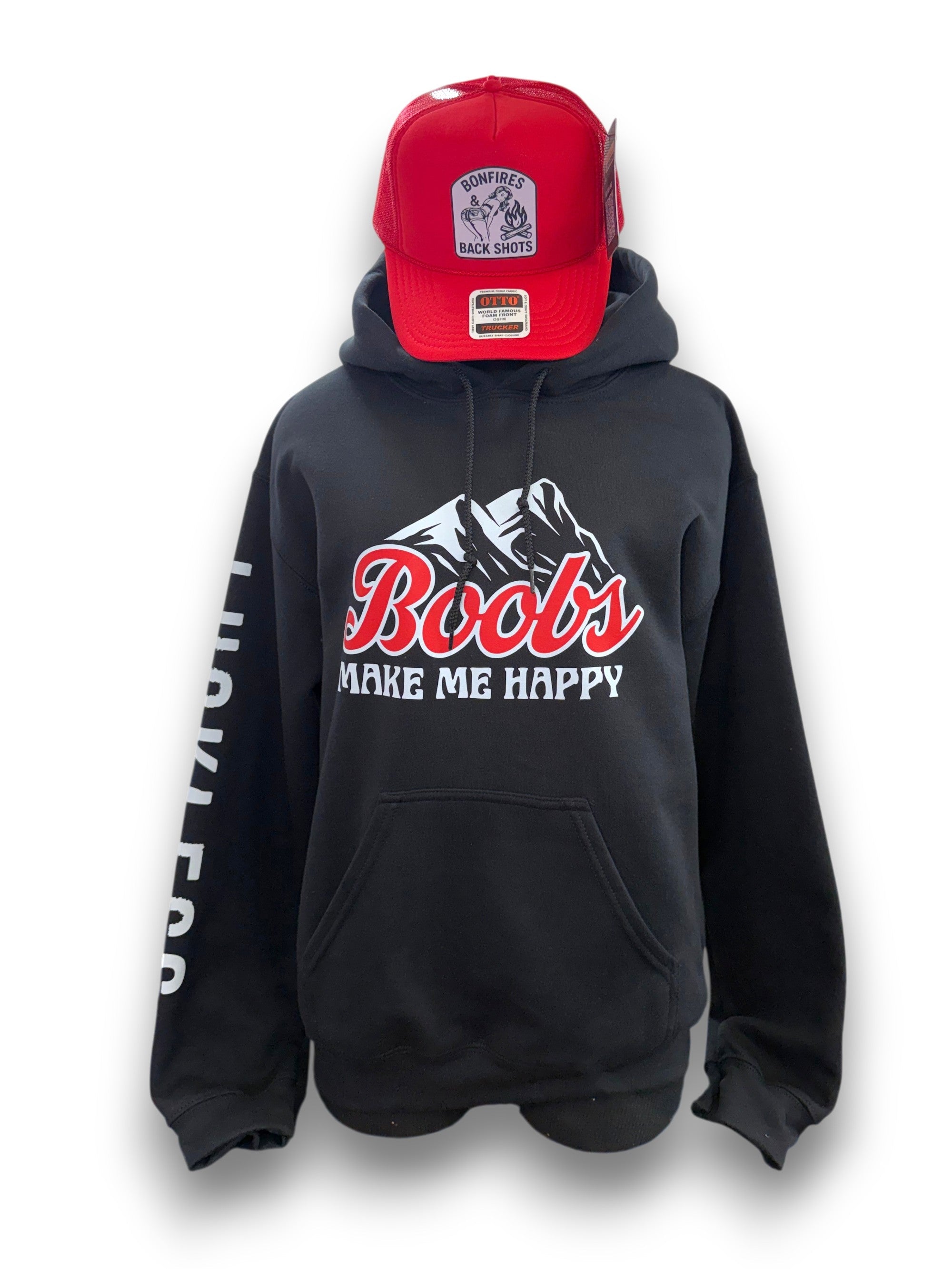 Luckless Outfitters Make Me Happy Hoodie — main product shot