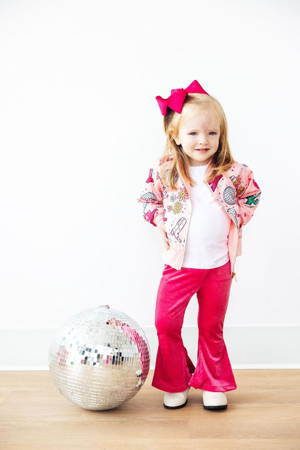 Mila & Rose ® Boots & Bling Satin Jacket — lifestyle context