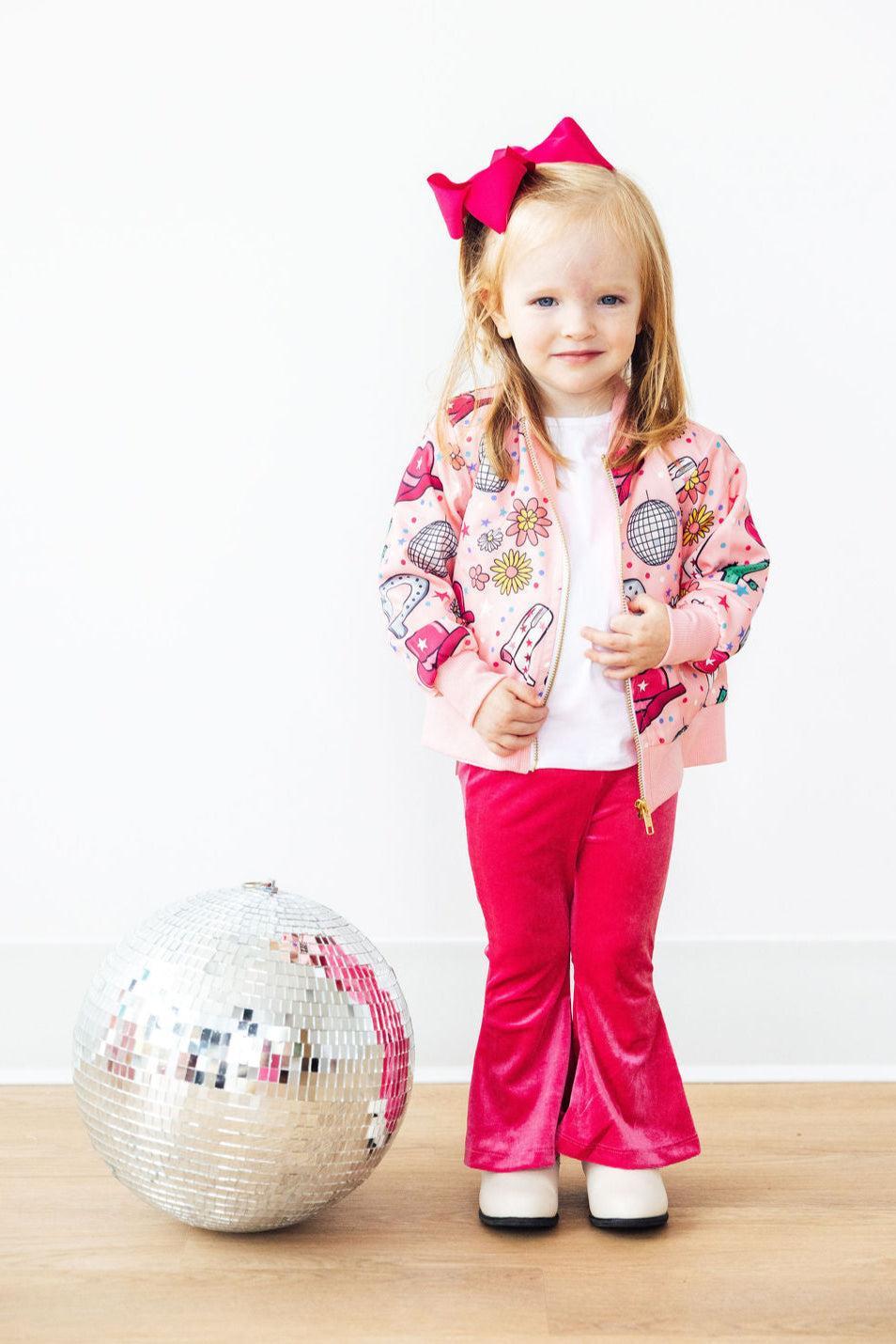 Mila & Rose ® Boots & Bling Satin Jacket — back view