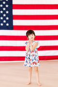 Mila & Rose ® Born to Sparkle Flutter Sleeve Twirl Dress — main product shot