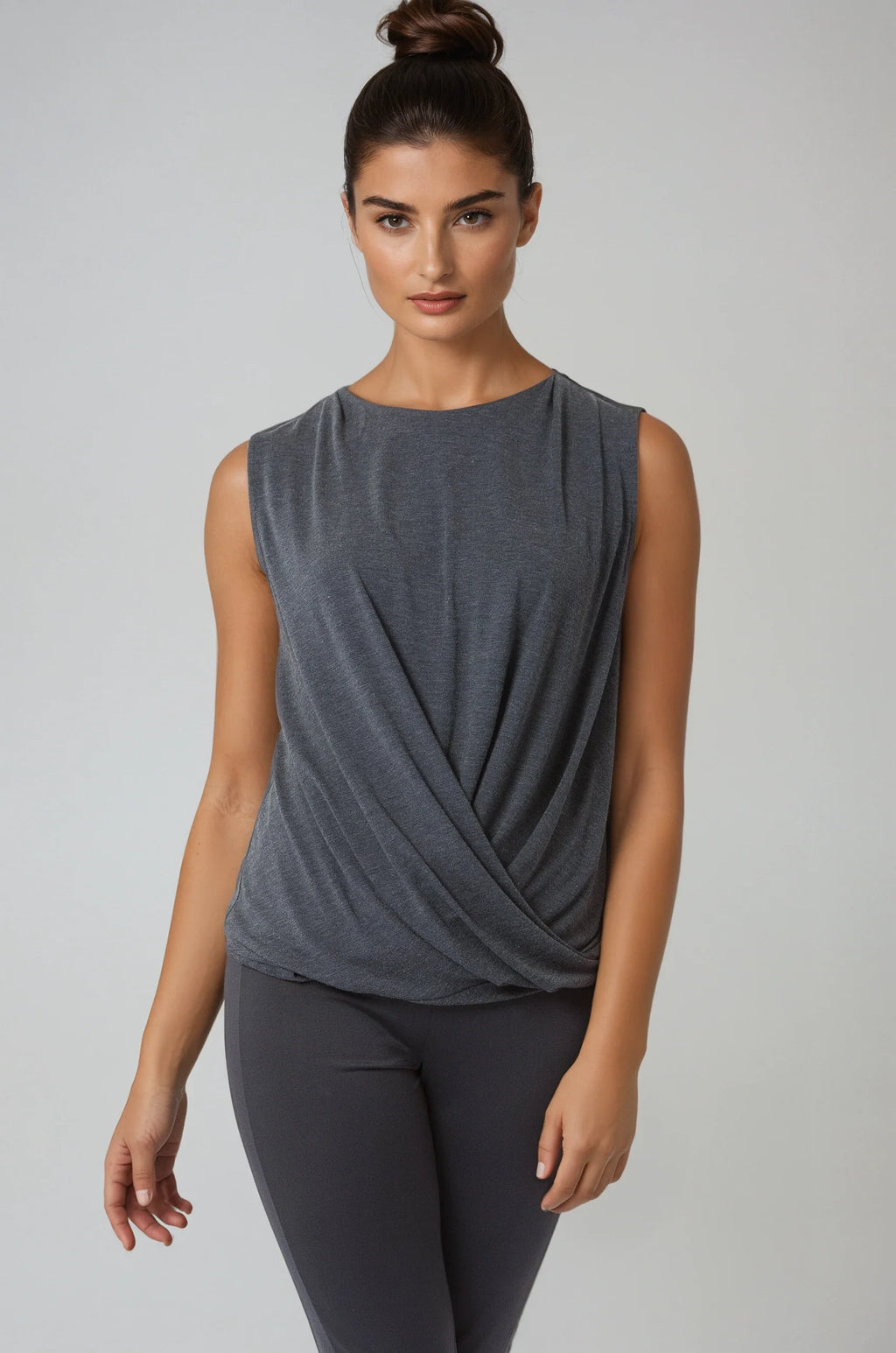 Buki Boss (Babe) T-Shirt - Charcoal Gray — main product shot