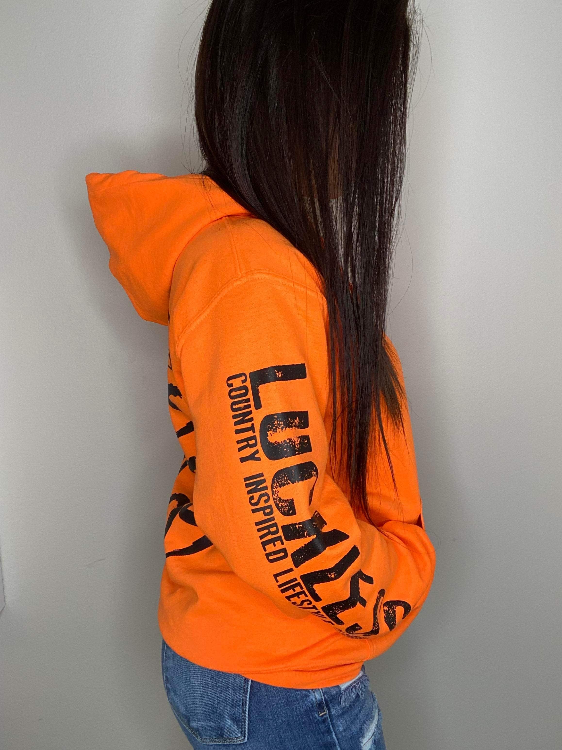 Luckless Outfitters Bows Before Bros Hoodie — back view