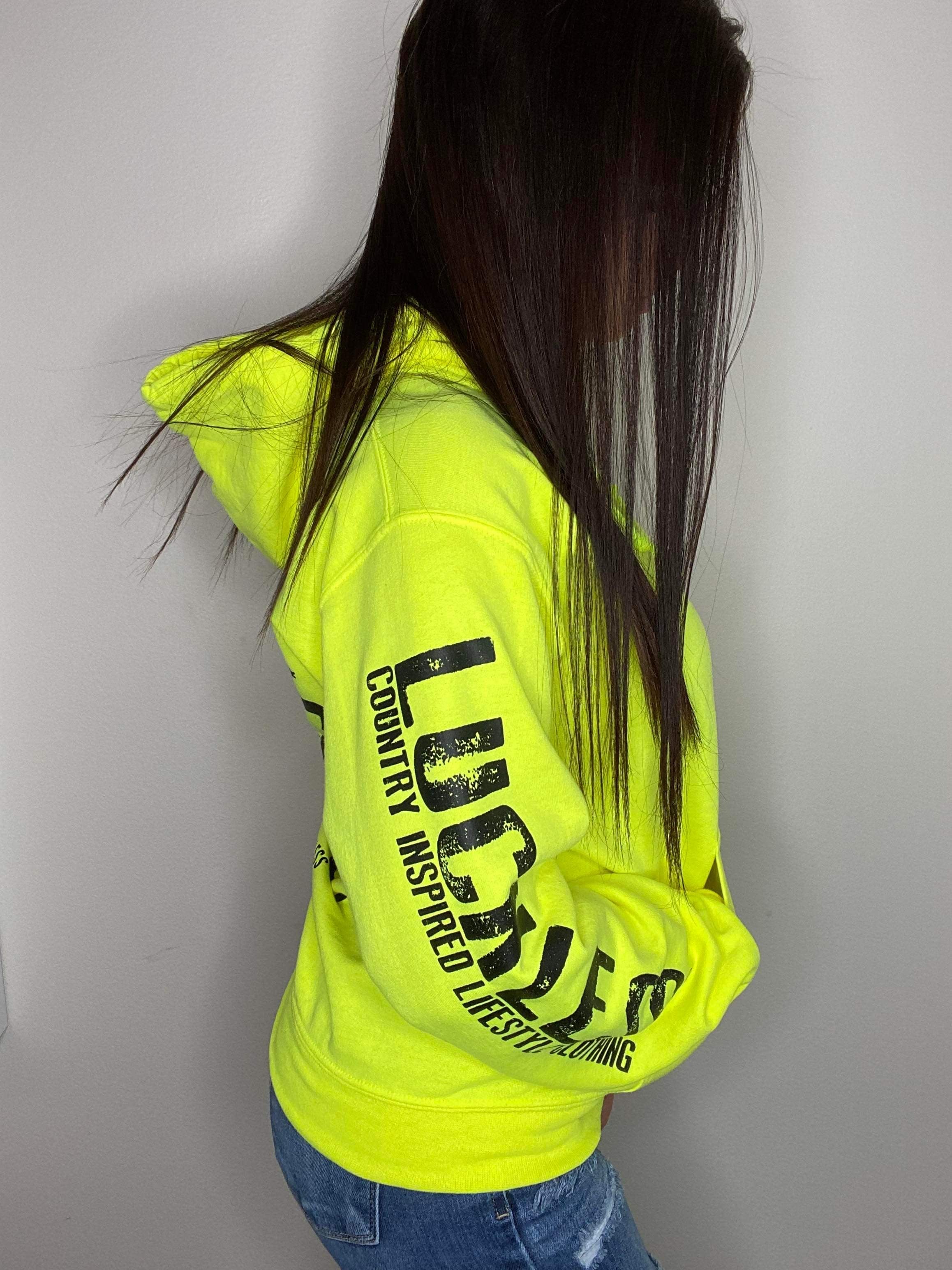 Luckless Outfitters Bows Before Bros Hoodie — alternative angle