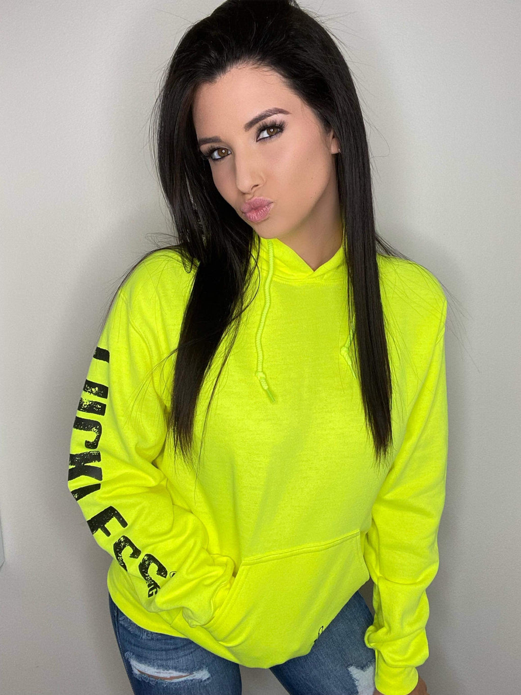 Luckless Outfitters Bows Before Bros Hoodie — size reference