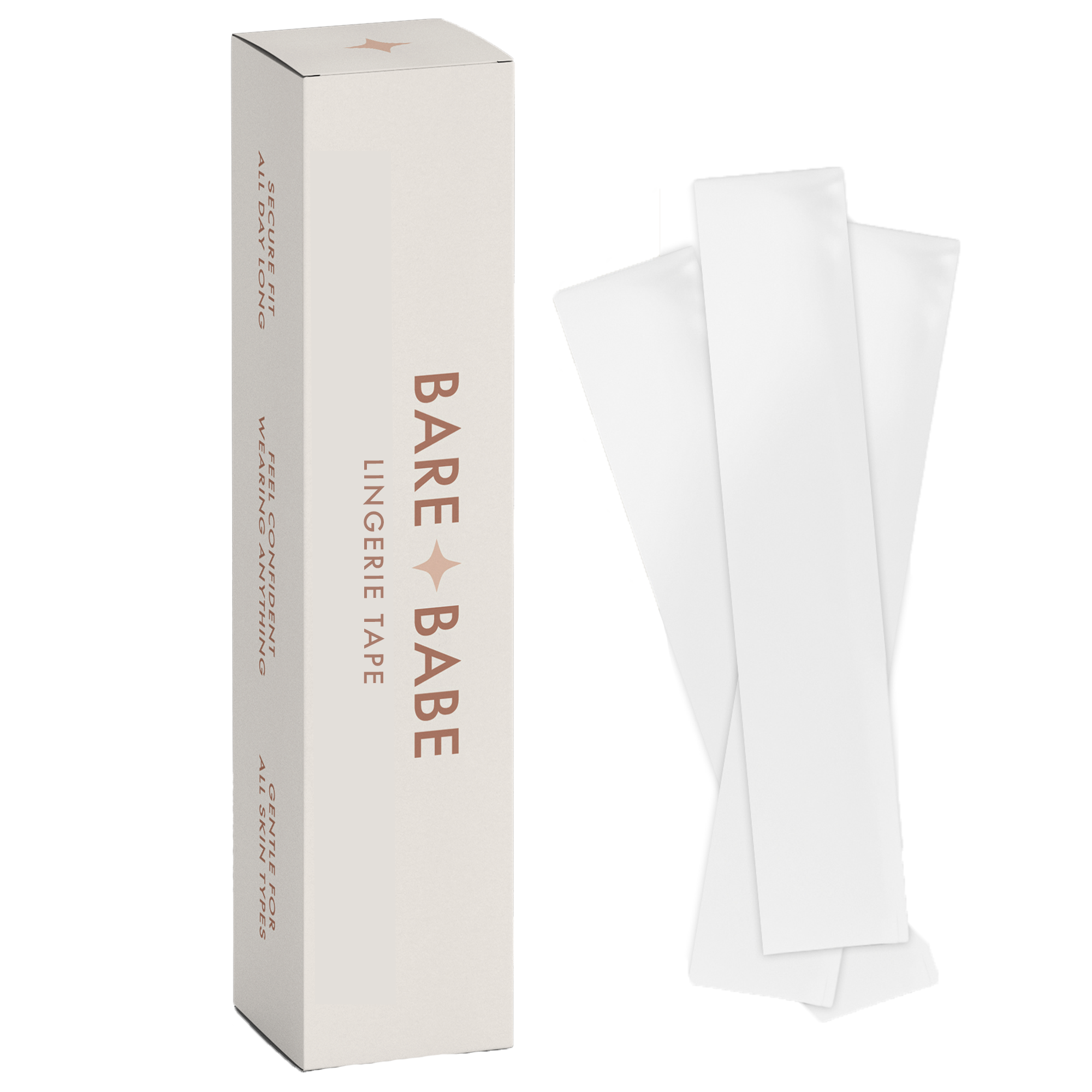 Bare Babe Invisible Lingerie Tape — detail and construction