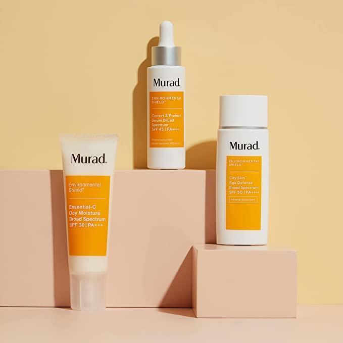 Murad City Skin Defense Age Broad Spectrum SPF50 Sunscreen for Sensitive Skin - Anti-Aging, 1.69 fl oz