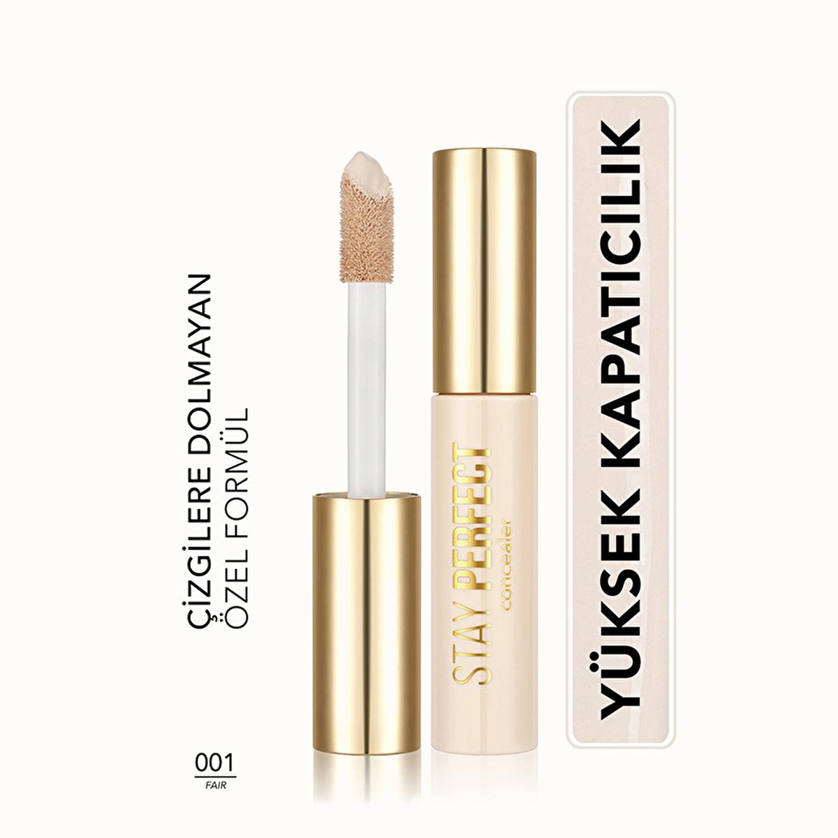 Flormar Stay Perfect Concealer: High Pigment, Long Lasting, Natural Finish - Banish Dark Circles & Blemishes.