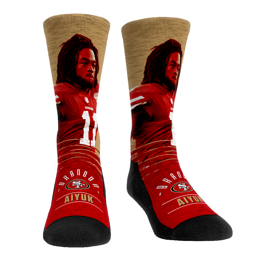 Rock 'Em Socks Rock 'Em Socks Brandon Aiyuk - San Francisco 49ers - Jumbotron — main product shot
