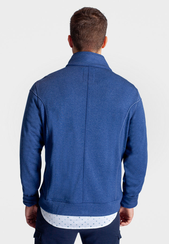 Breckenridge Full-Zip Sweatshirt - Tokyo Blue — view 5
