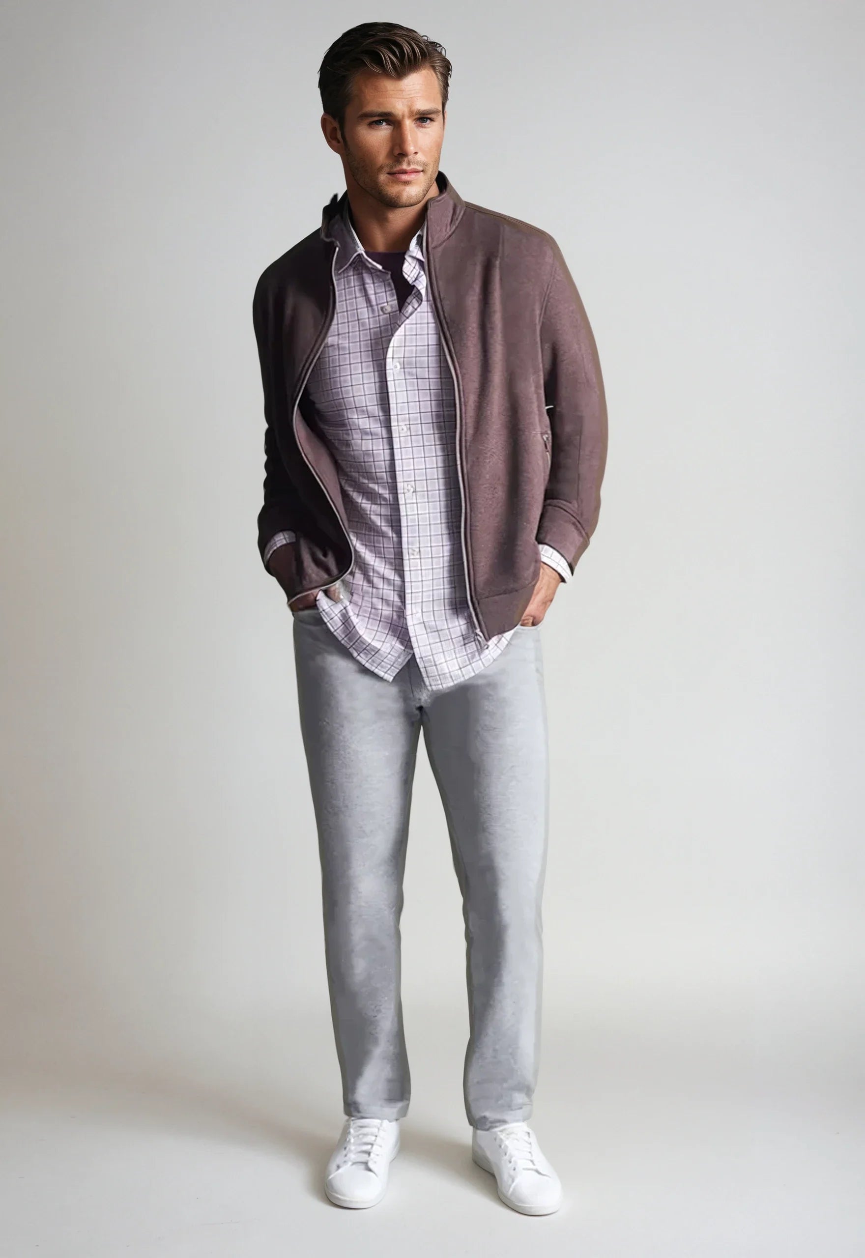 Breckenridge Full-Zip Sweatshirt - Espresso — view 3