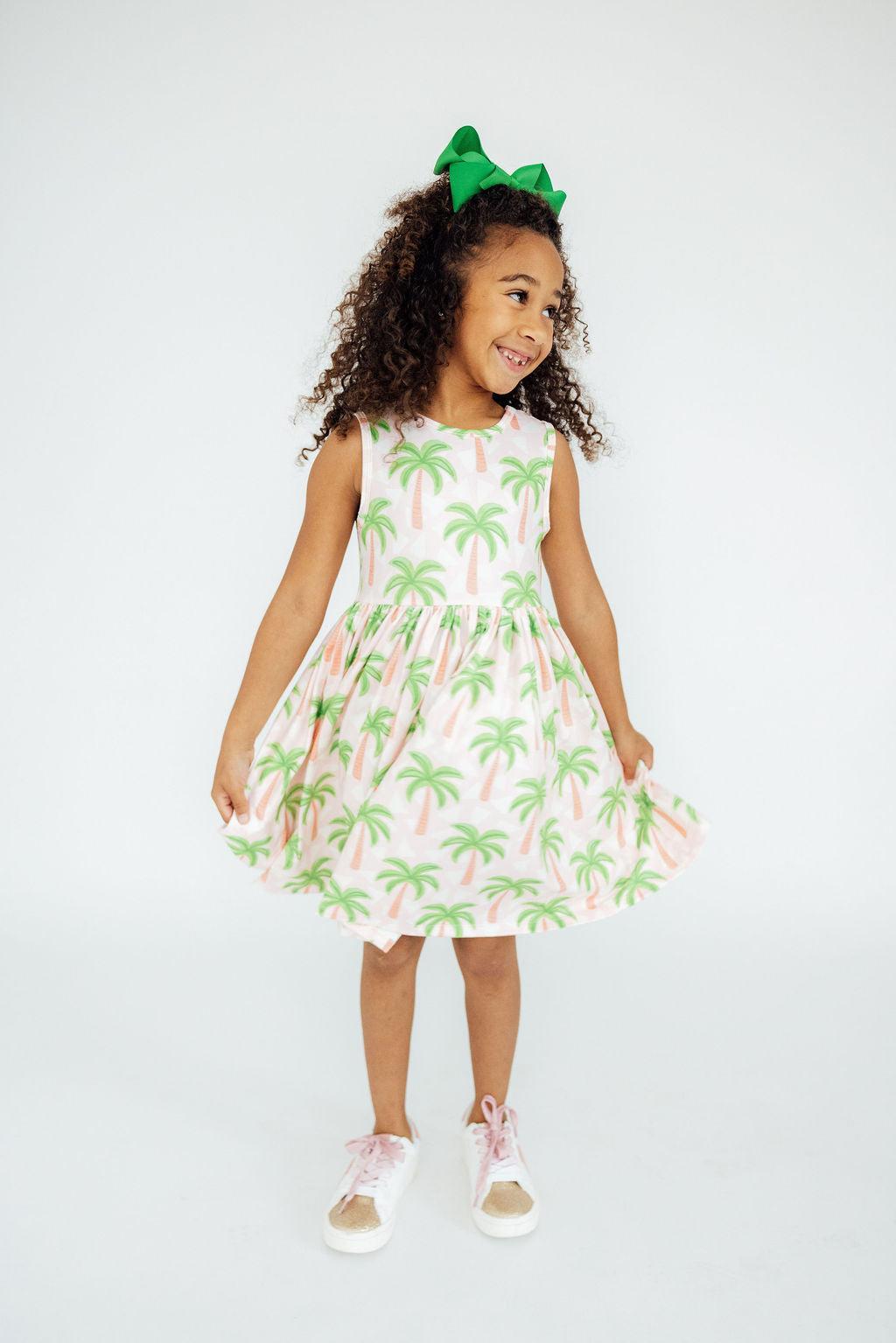 Mila & Rose ® Breezy Beauty Tank Twirl Dress — lifestyle context