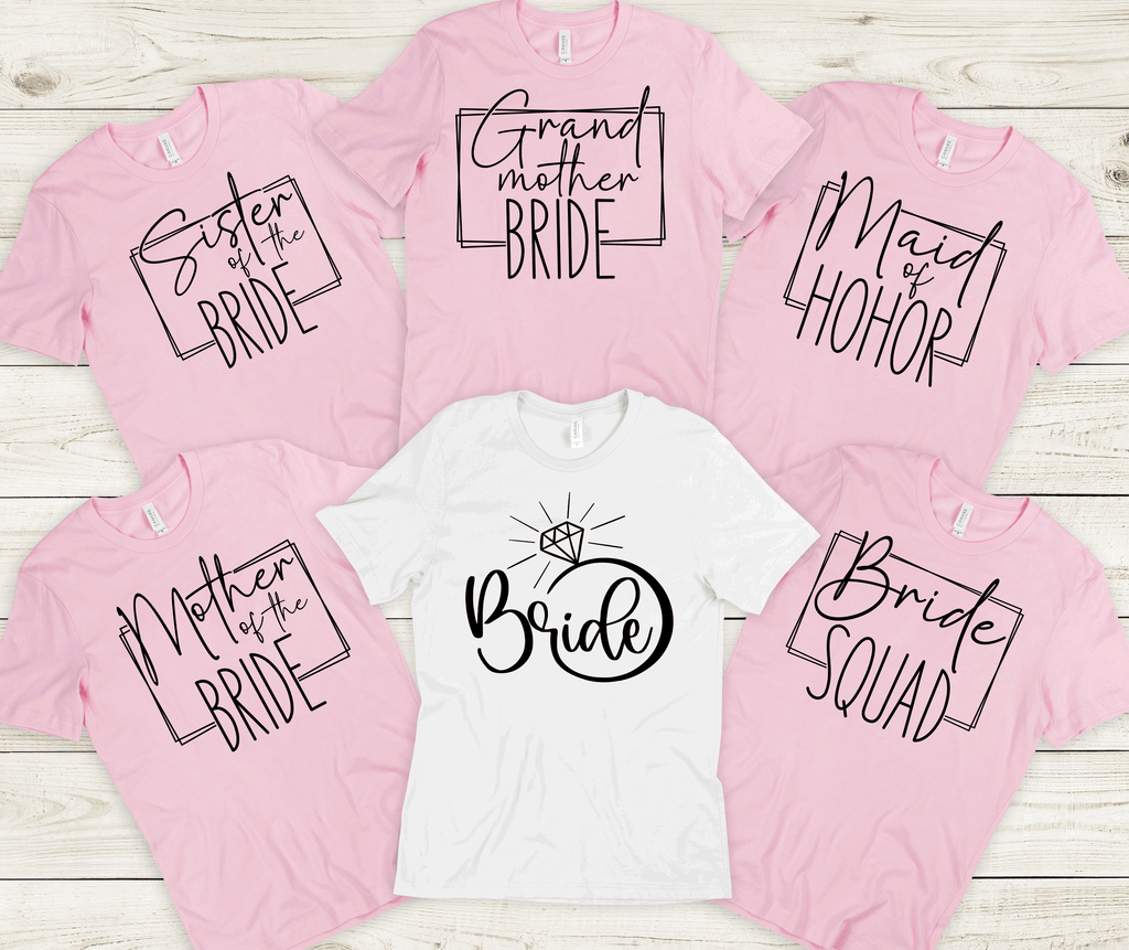 A Blessed Texas Mess Boutique Bride  Family shirts, Mon of Bride, bridal party shirts, Wedding shirts,… — construction detail