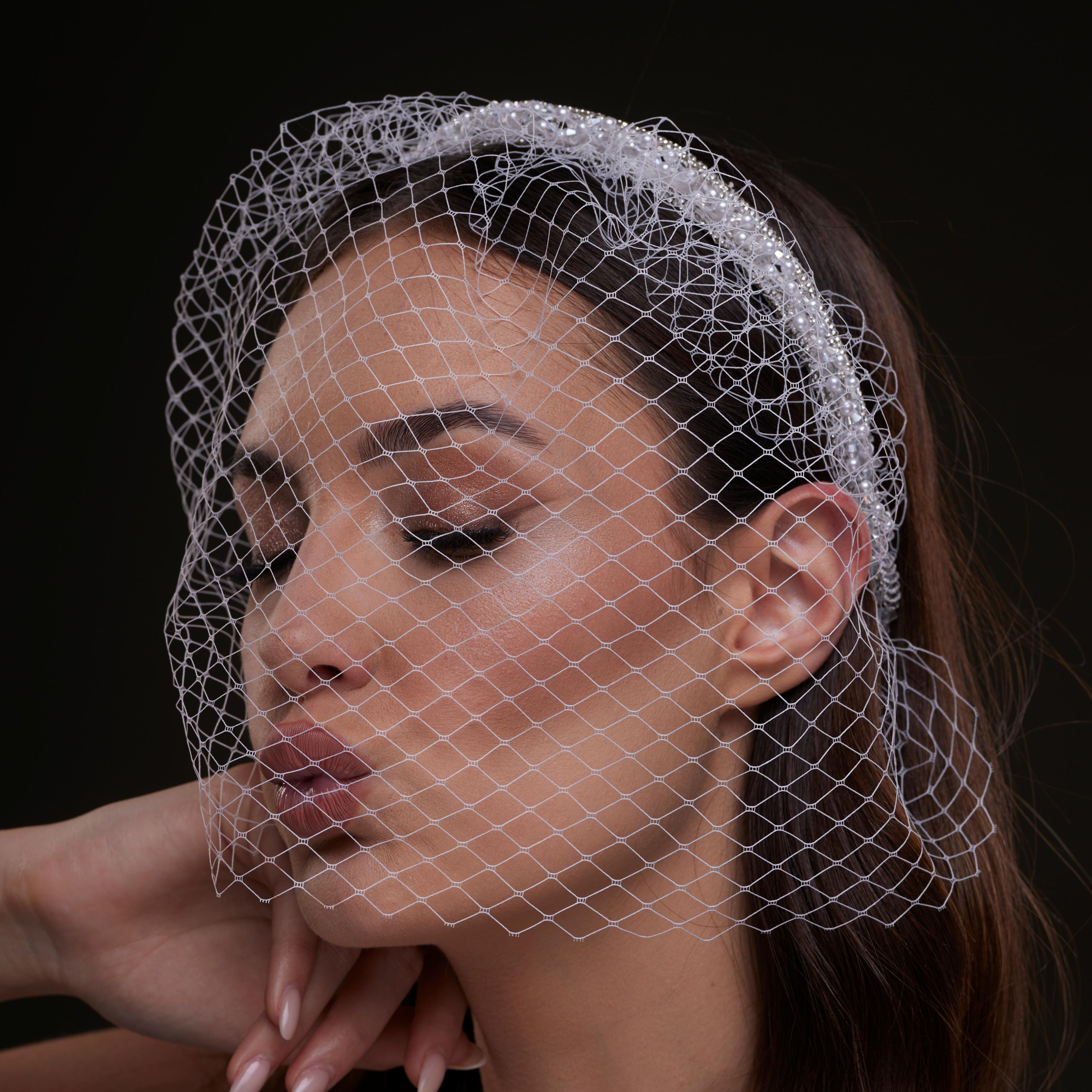 Bridal Birdcage Veil Headband – Bridal Port