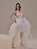 Bridal Petticoat with Corsage and Hard Net Tulle Underskirt ,Wedding Crinoline with Petticoat Netting Fabric – Bridal Port