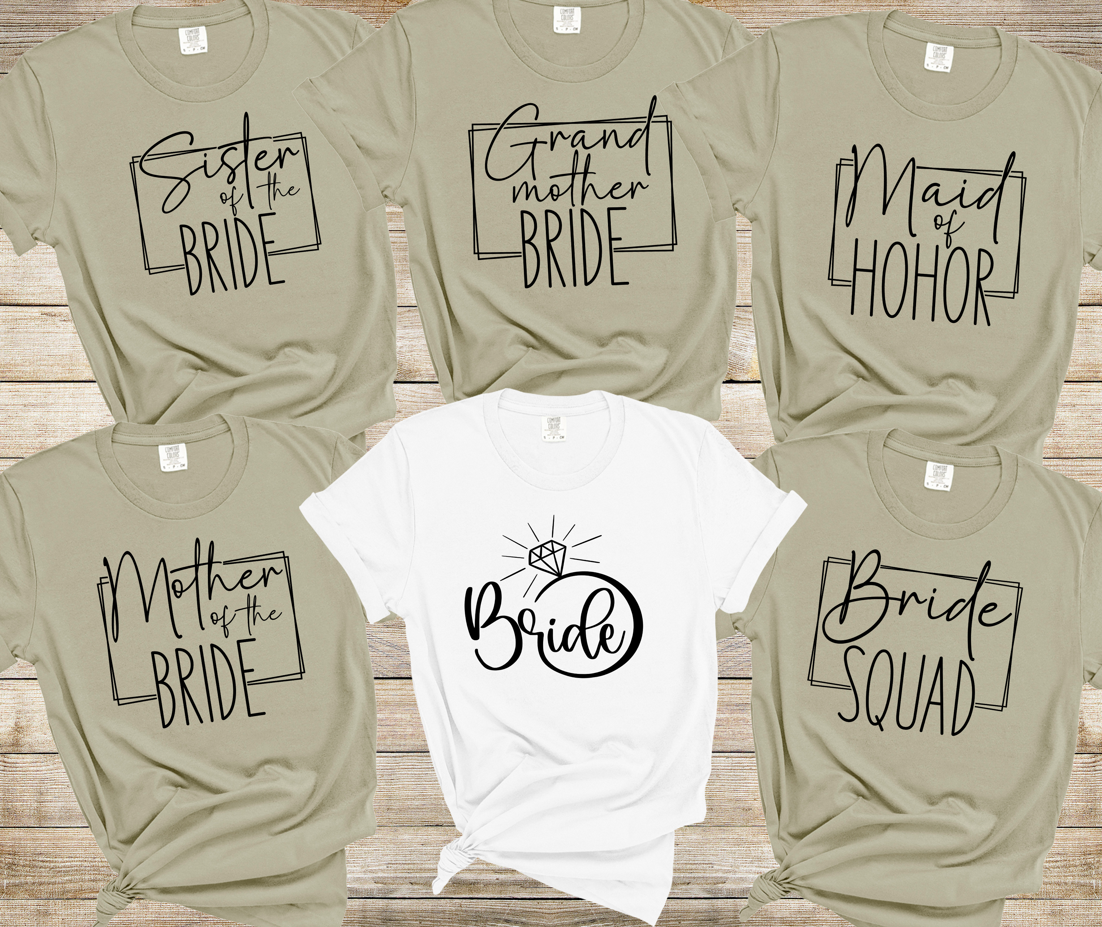 A Blessed Texas Mess Boutique Bride  Family shirts, Mon of Bride, bridal party shirts, Wedding shirts,… — lifestyle worn / used context