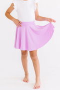 Mila & Rose ® Bright Lilac Twirl Skort — main product shot