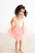 Mila & Rose ® Bright Peach Tank Tutu Leotard — main product shot