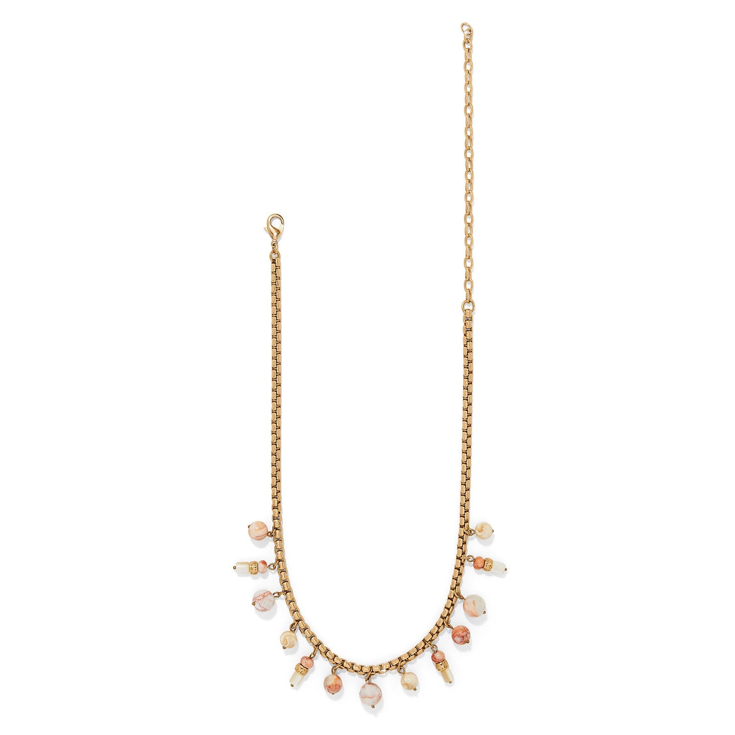 KADOU BOUTIQUE Brighton Contempo Nuevo Rosado Drop Necklace — detail close-up