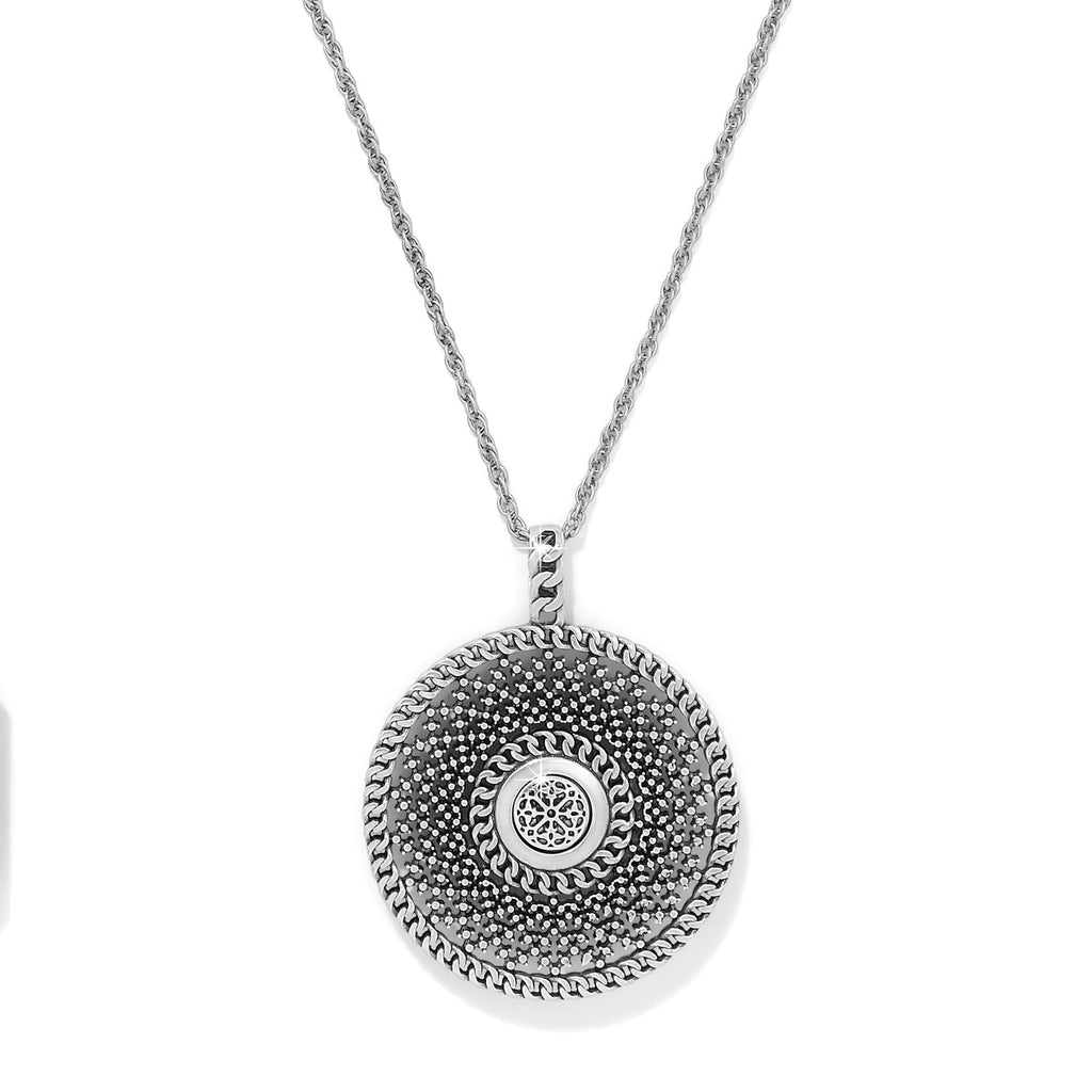 KADOU BOUTIQUE Brighton Ferrara Segreta Medallion Necklace — detail close-up