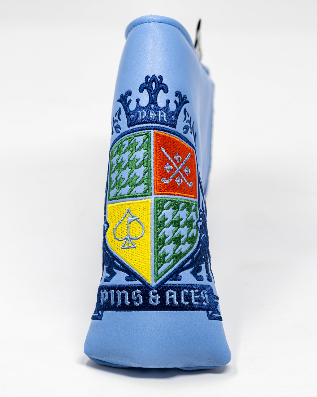 Pins and Aces Coat of Arms - Blade Putter Cover — main product shot