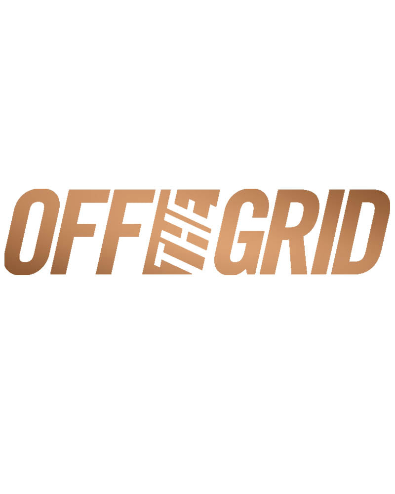 Off The Grid Surplus OFF THE GRID Solid Logo Decal - 7 Colors — color detail
