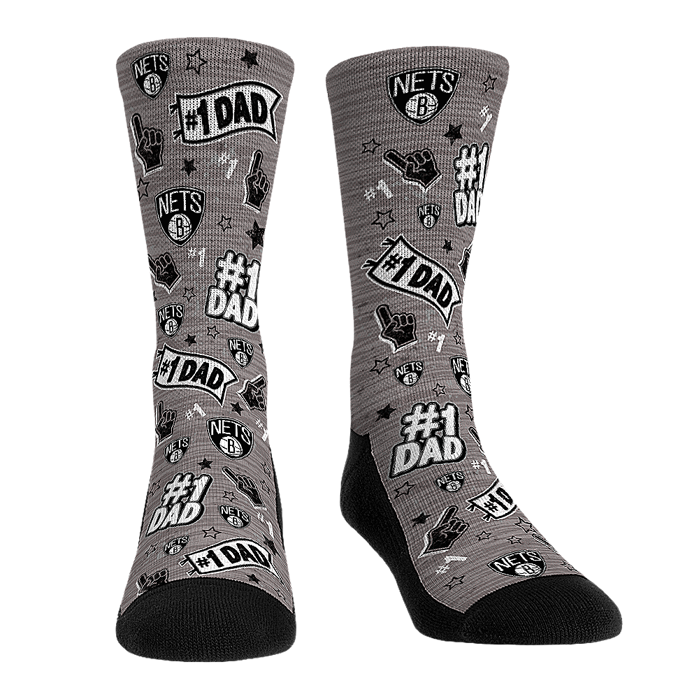 Rock 'Em Socks Rock 'Em Socks Brooklyn Nets - #1 Dad — main product shot