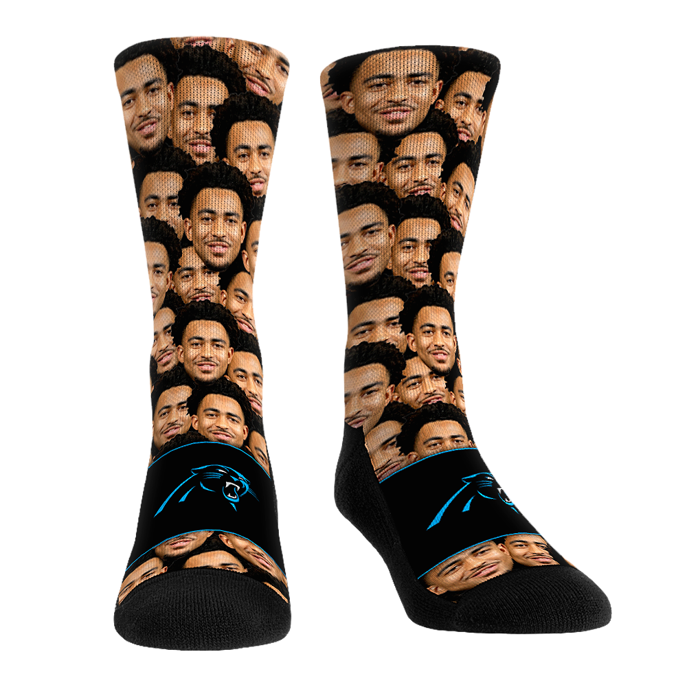 Rock 'Em Socks Rock 'Em Socks Bryce Young - Carolina Panthers  - Face Repeat — main product shot