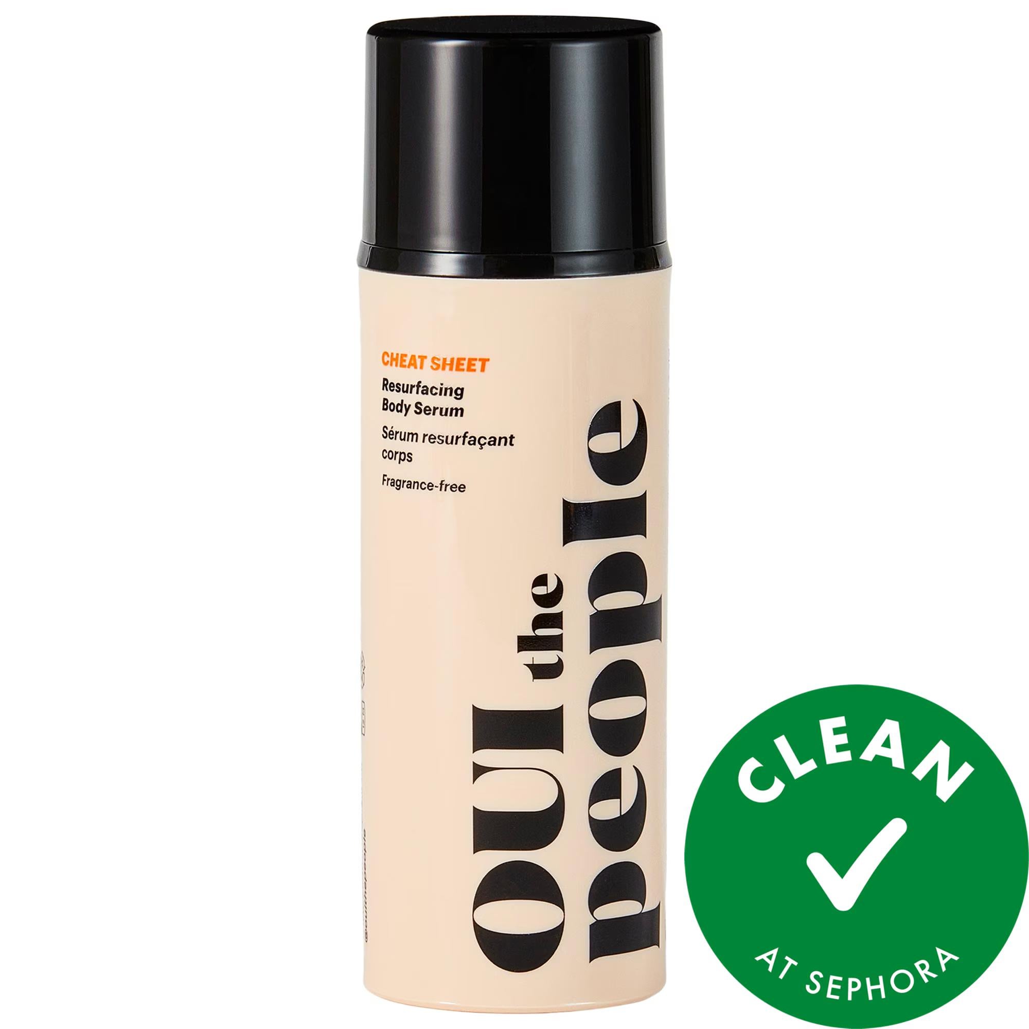 OUI the People Cheat Sheet AHA BHA Body Exfoliant Serum: Skin Resurfacing, Dark Spot Removal, Vegan & Cruelty-Free for Smooth, Bright Skin