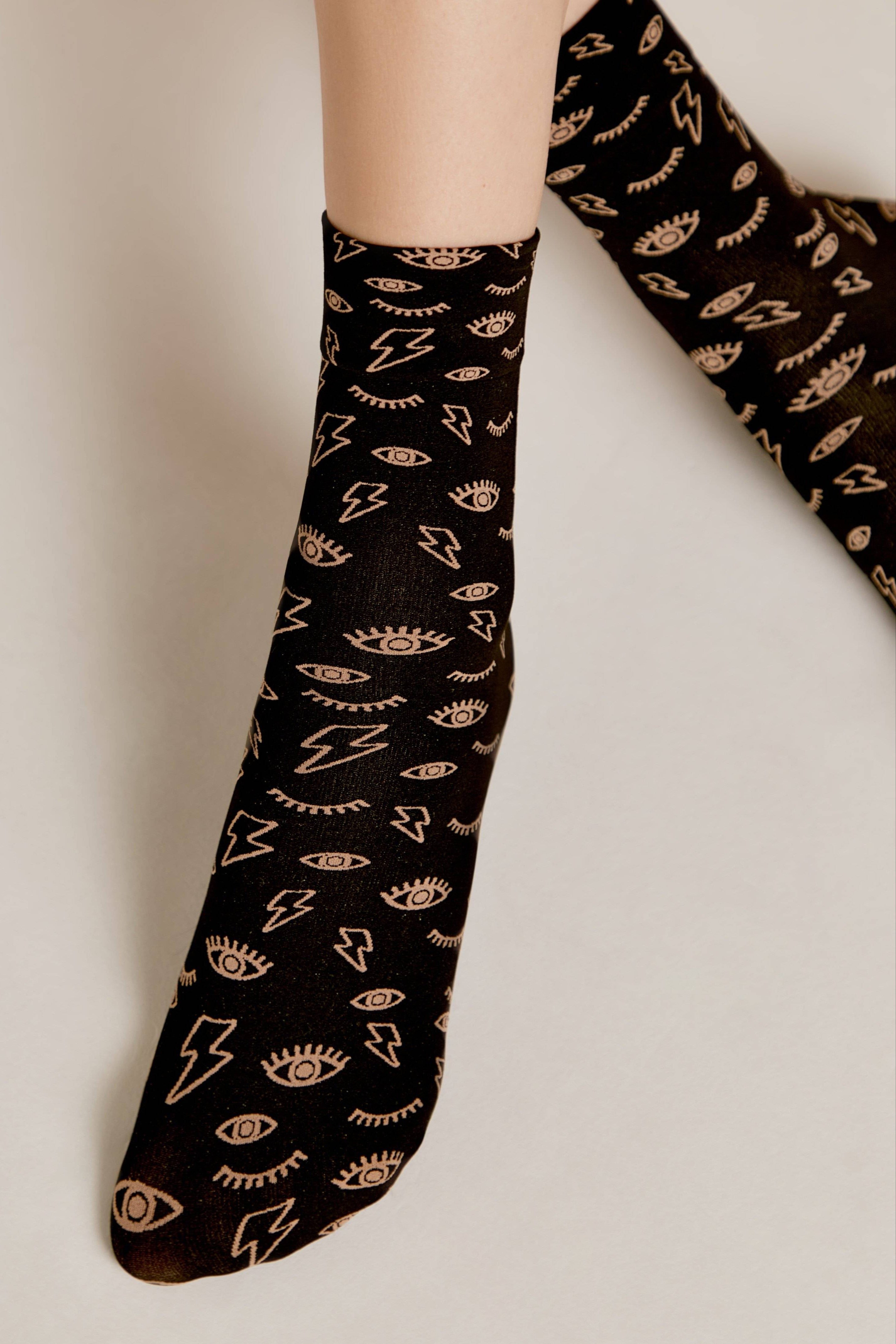 TheRanok.com Socks Conte Fantasy - Eyes&Moon — size reference