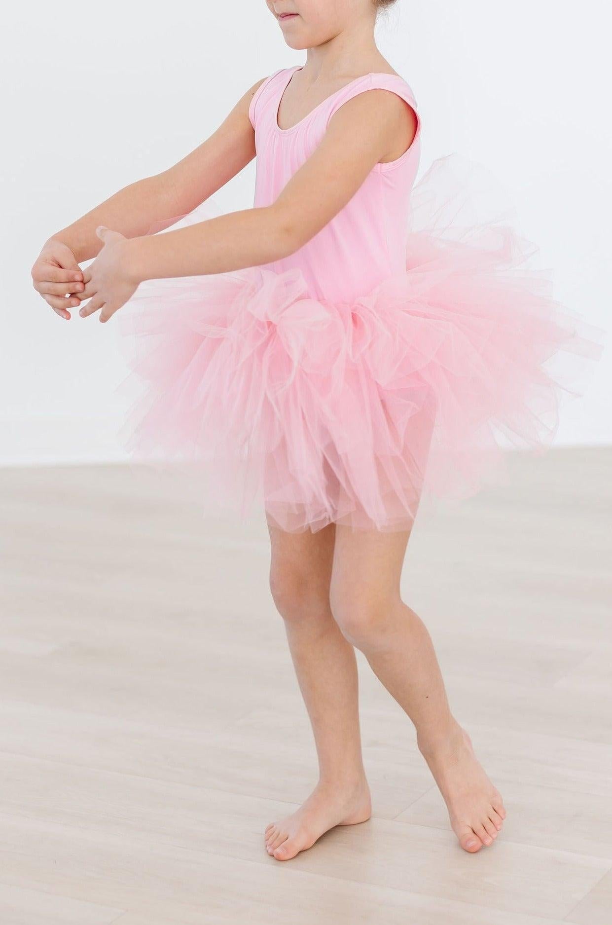 Mila & Rose ® Bubblegum Pink Tank Tutu Leotard — alternative angle