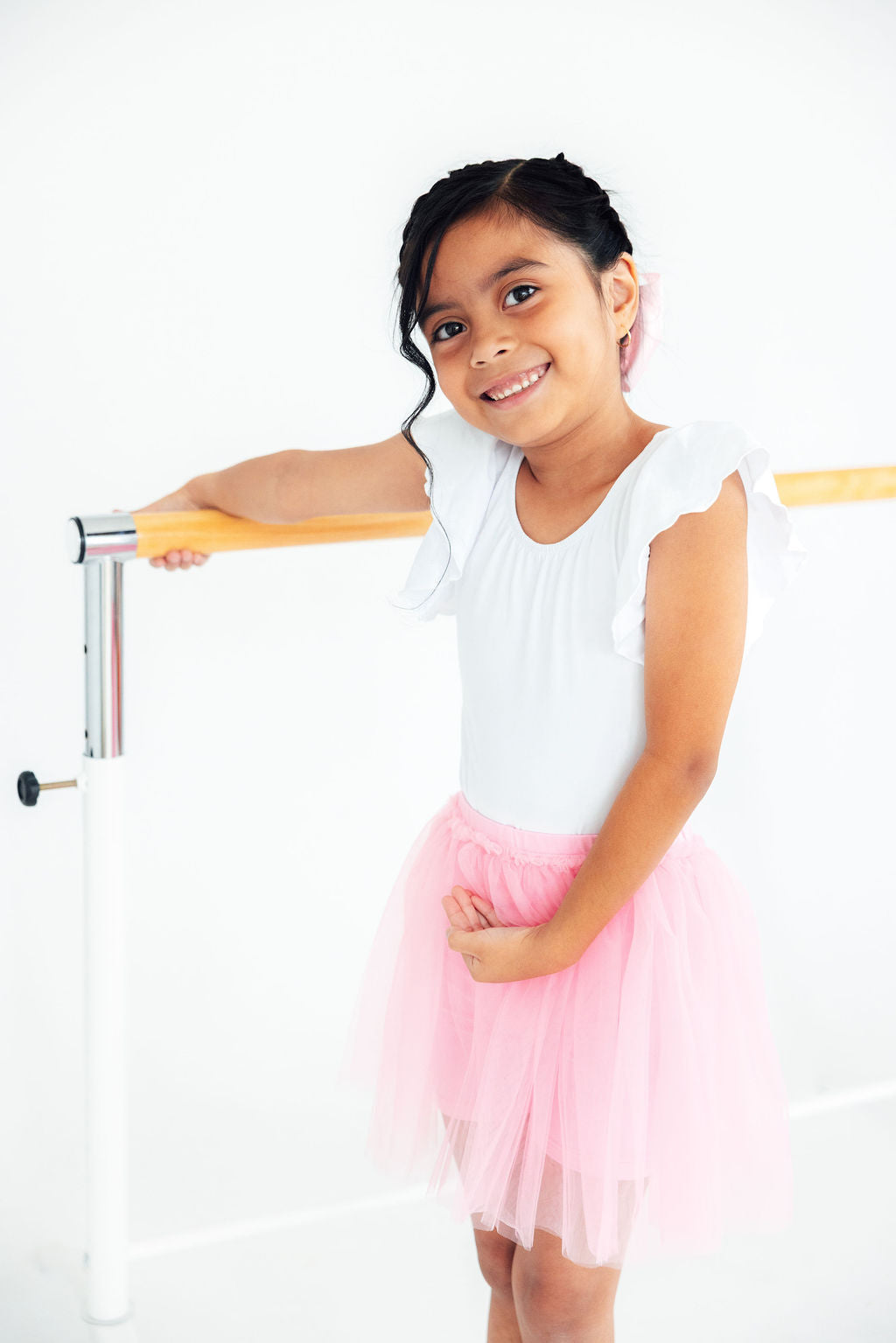 Mila & Rose ® Bubblegum Pink Tutu Shorts — detail close-up