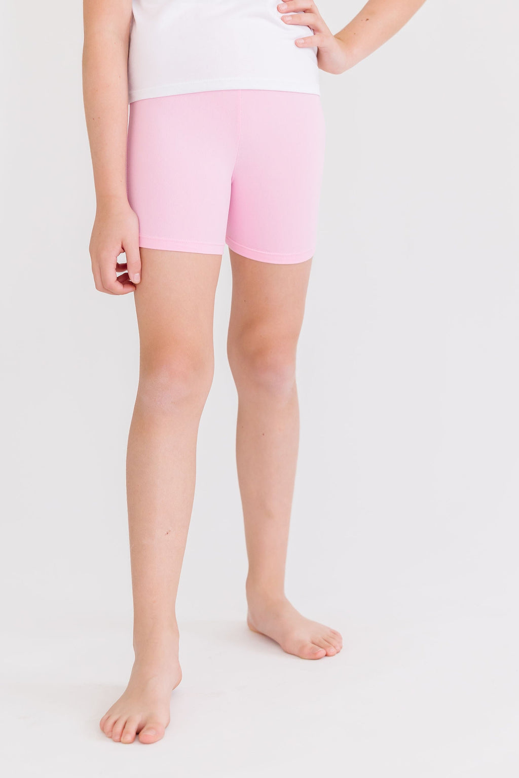 Mila & Rose ® Bubblegum Pink Twirl Shorts — back view