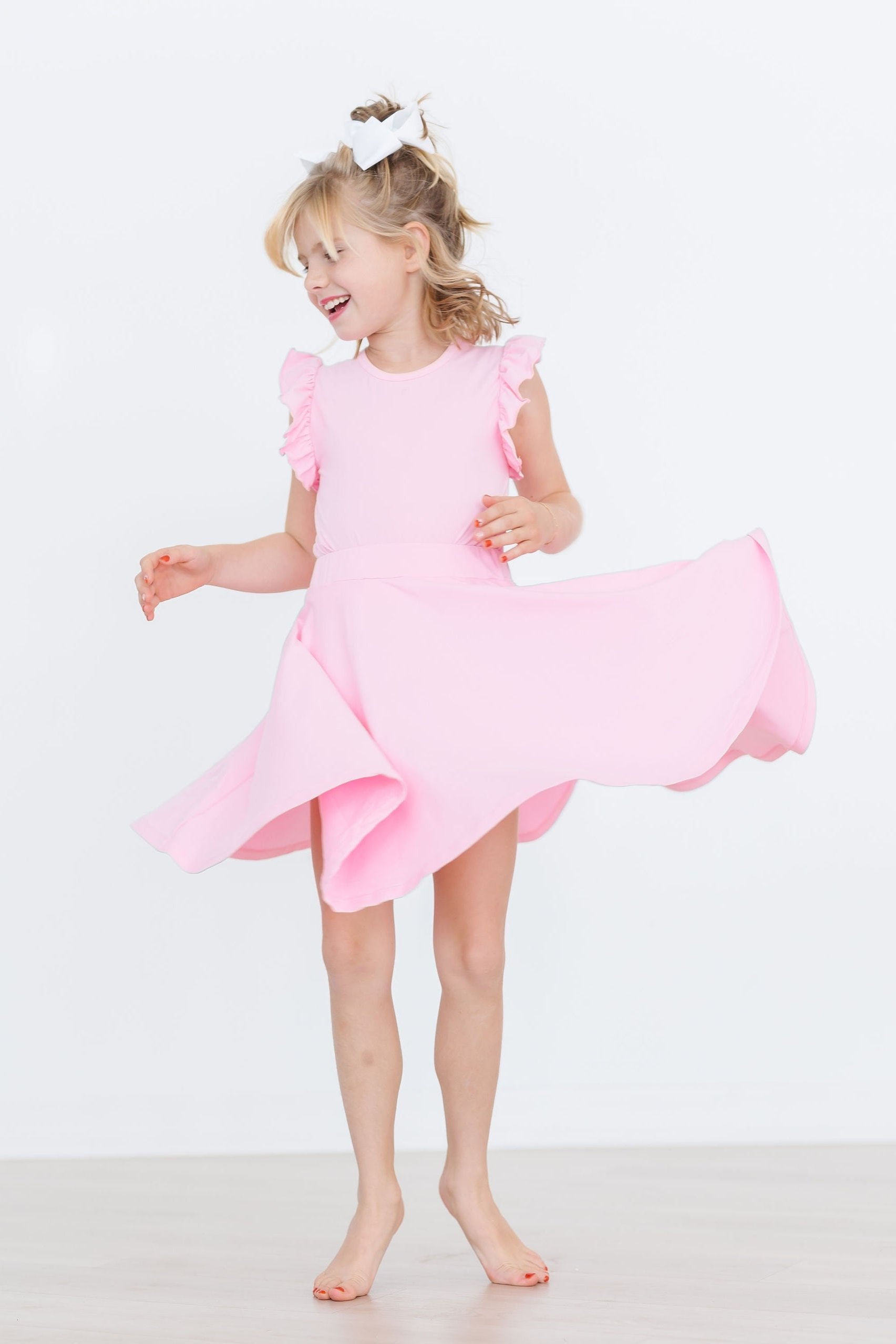 Mila & Rose ® Bubblegum Pink Twirl Skort — alternative angle