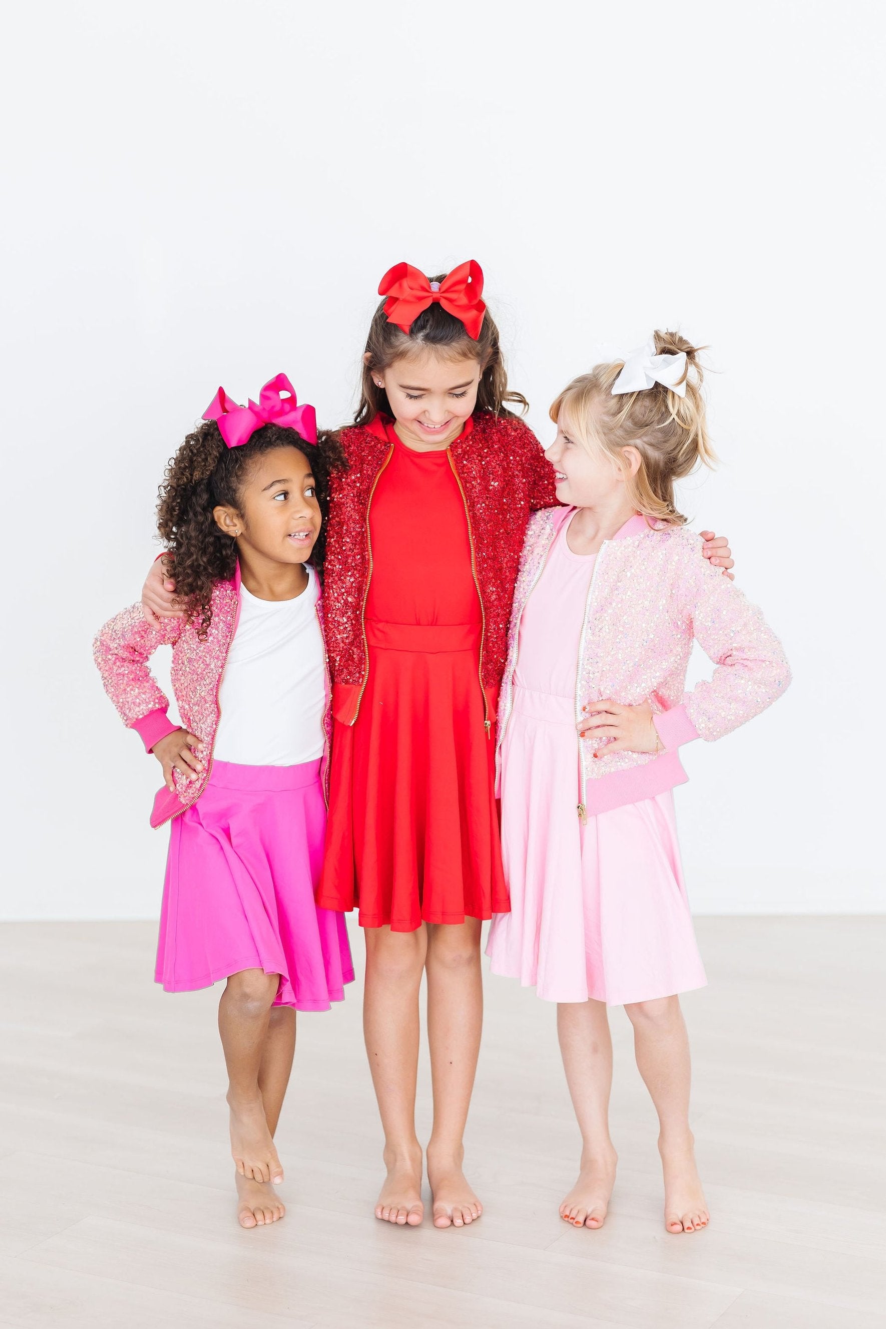 Mila & Rose ® Bubblegum Pink Twirl Skort — in-use photo