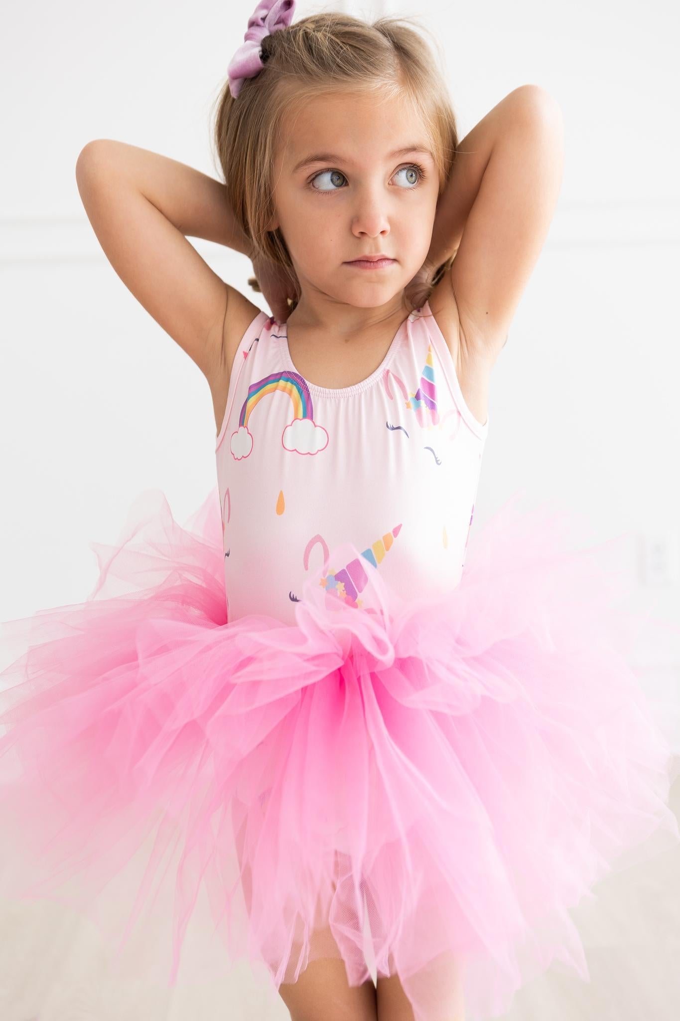 Mila & Rose ® Bubblegum Unicorn Tank Tutu Leotard — lifestyle context