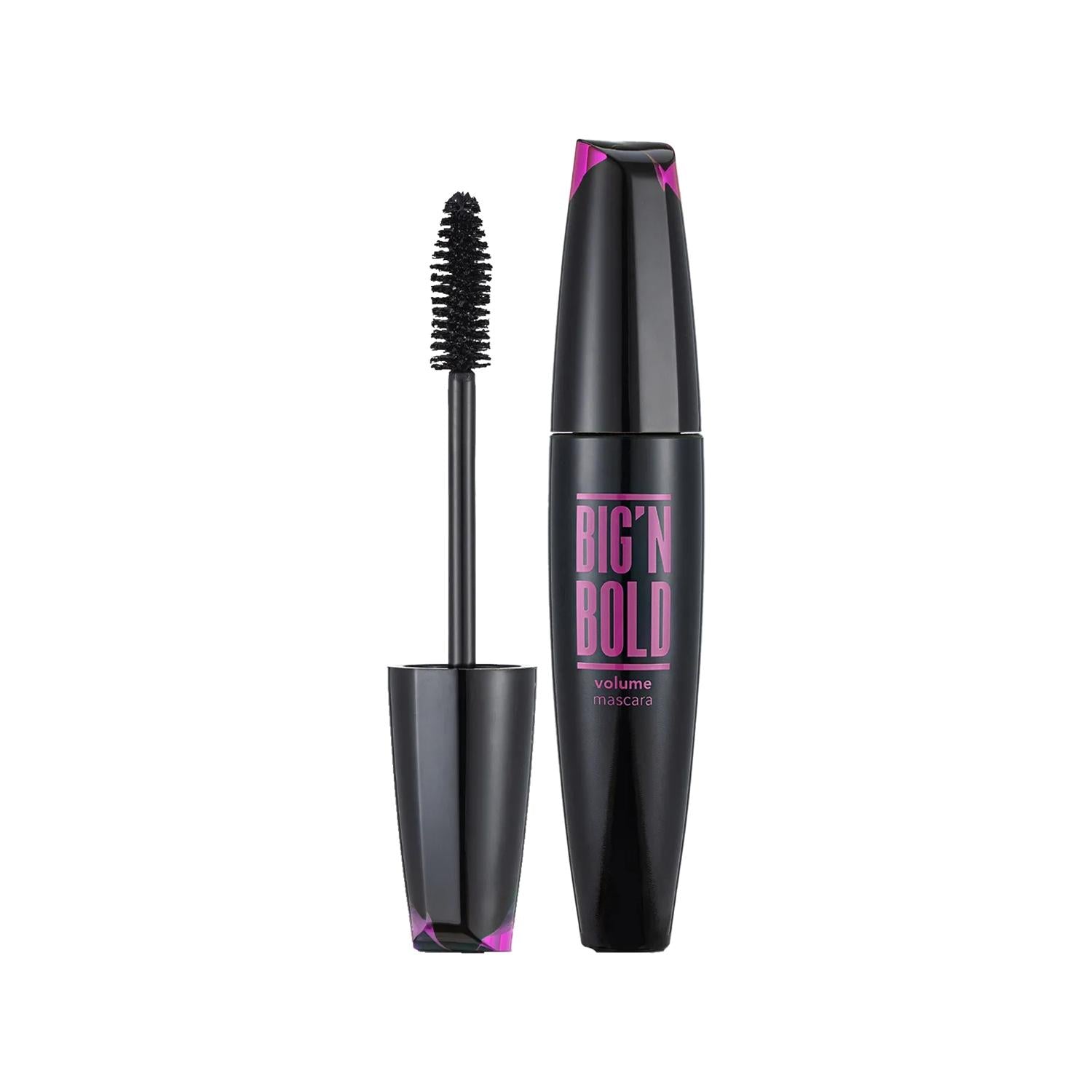 Flormar Big'n Bold Volume Mascara - 15ml Black, Volumizing & Lengthening for Dramatic Eyes