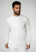Buki Buki Cinqo Long Sleeve Tech Tee - White — main product shot