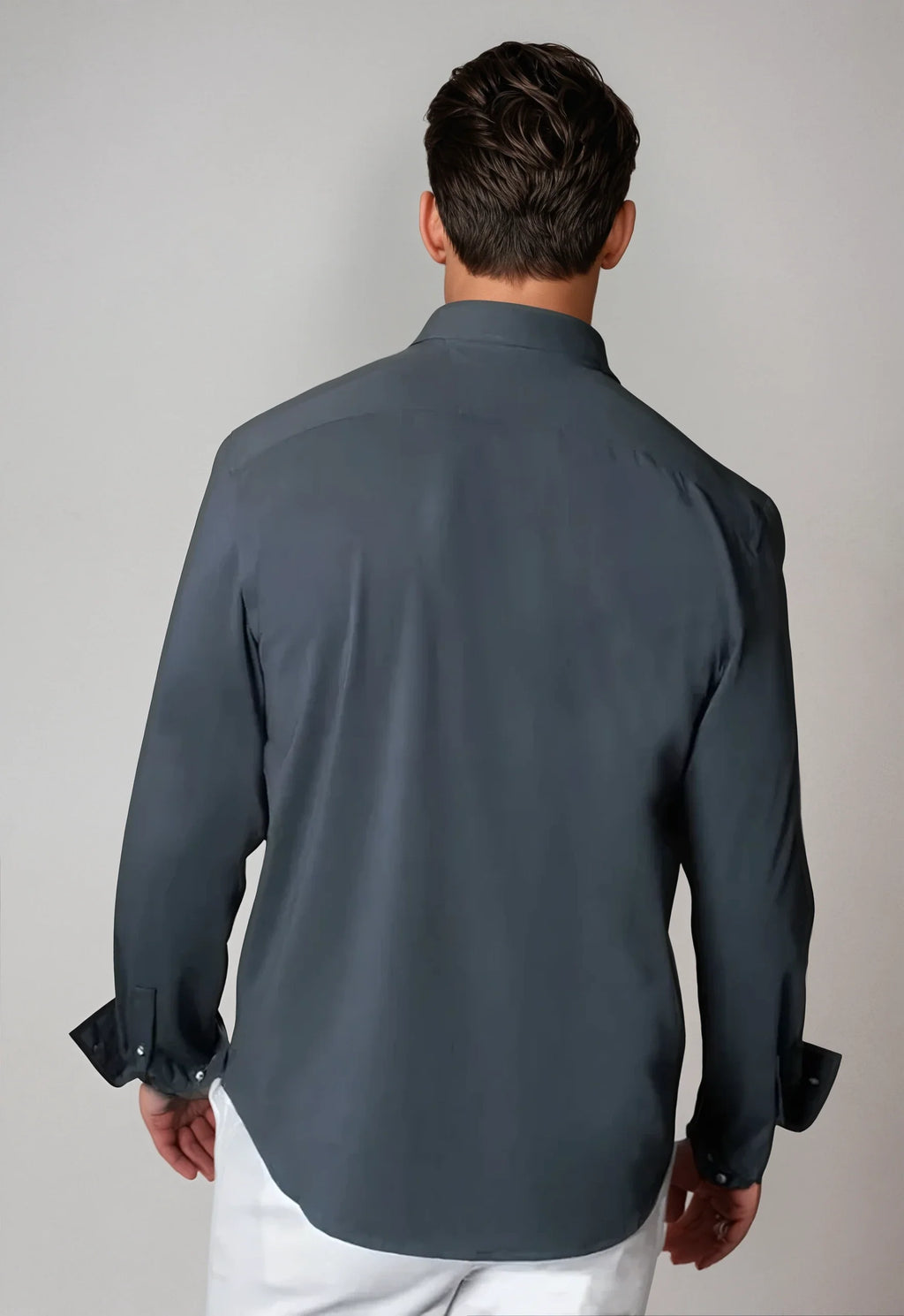 Buki Buki Cinqo 'Single Shot' Long Sleeve Shirt - Blue Night — side view