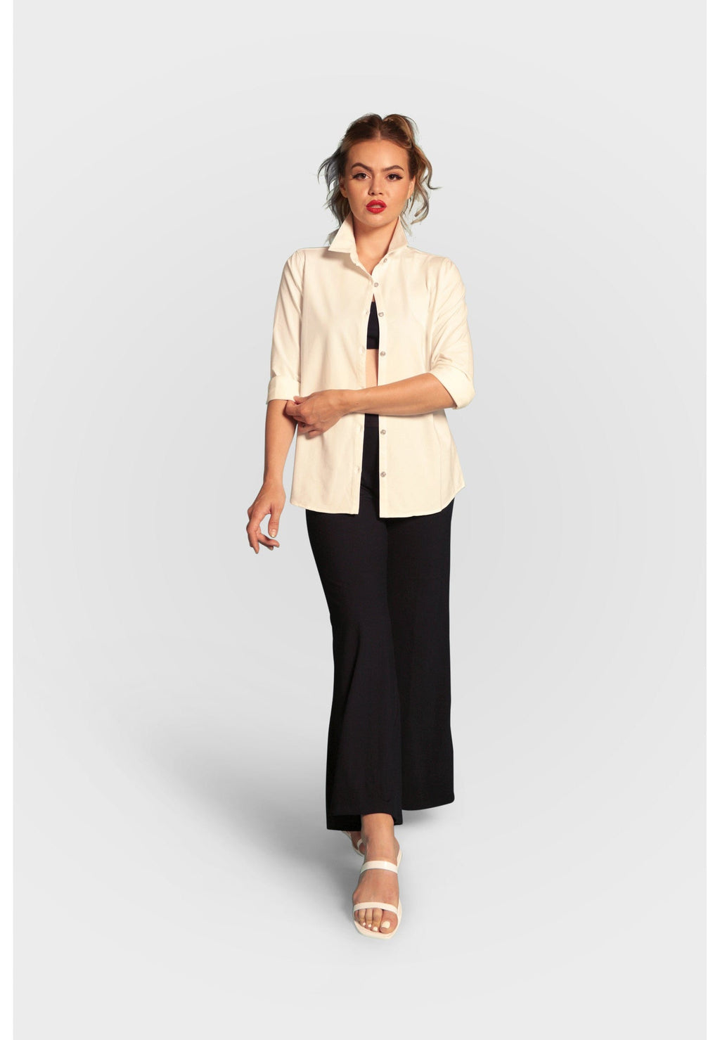 Buki Buki Cinqo Single Shot Shirt - White — alternative angle