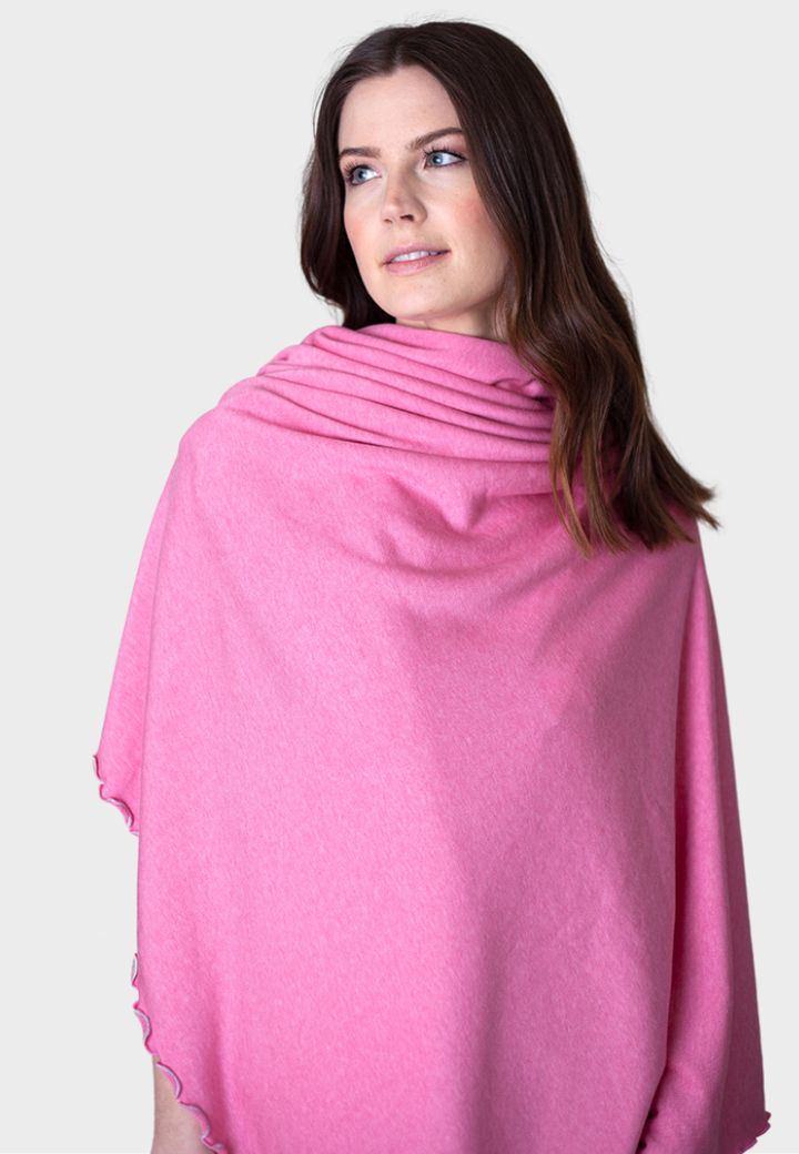 Buki Buki Travel Wrap - Charcoal Grey — fabric or material detail