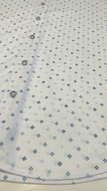 Buki Newport Ditsy Long Sleeve Tech Shirt — in-use photo