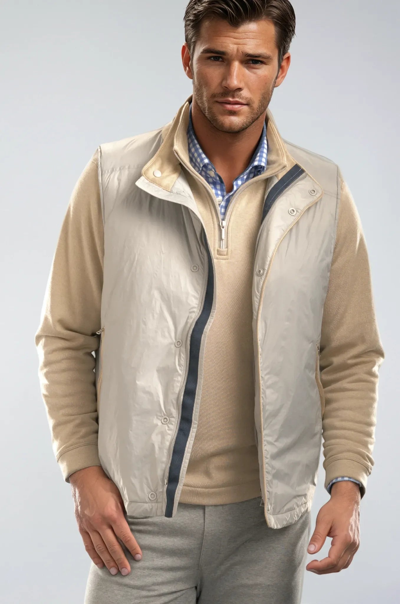 Buki Buki Tech Vest - Silver Grey — main product shot