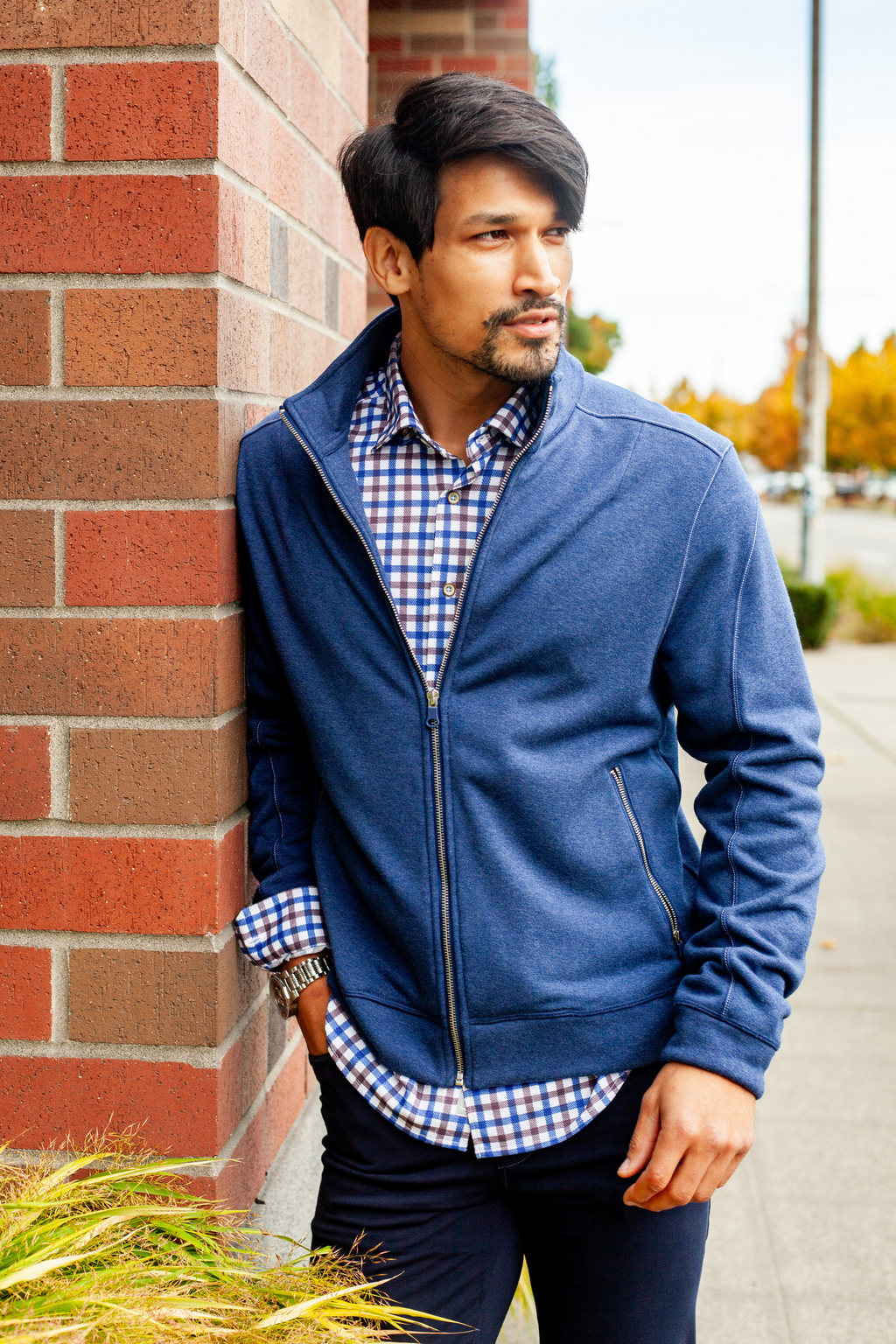 Buki Check Mate Long Sleeve Tech Shirt — size reference