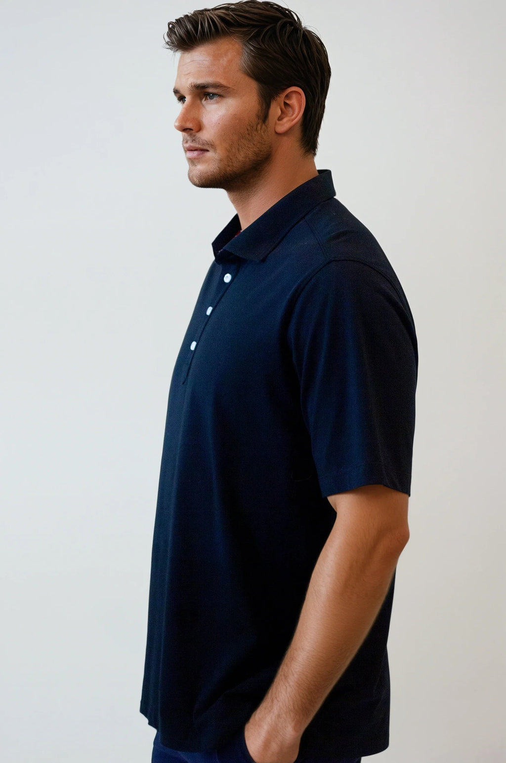 Buki Cinqo Polo 2-Pack - White/Black — view 5