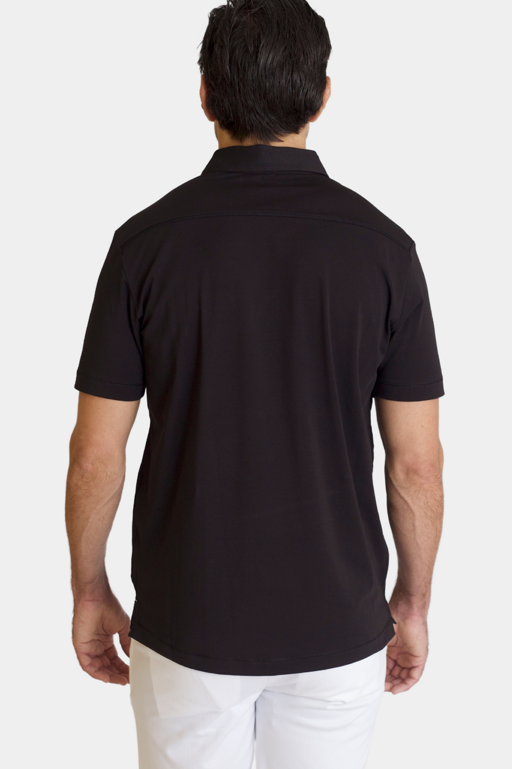 Buki Coolest Polo Tech Shirt - Black — alternative angle