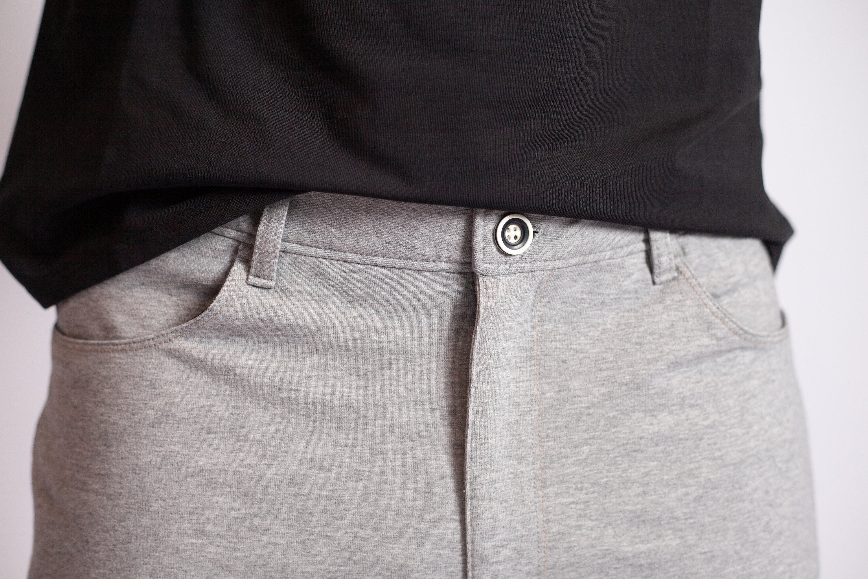 Buki High-Five Tech Shorts - Heather Grey — alternative angle