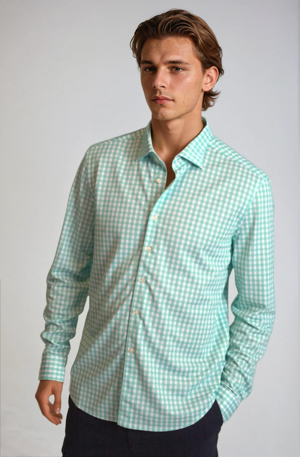 Buki Mauro Dress Shirt 2-Pack - Teal/Blue — alternative angle